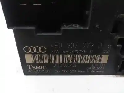 Автозапчастина б/у електронний модуль для audi a8 (4e2) 4.0 v8 32v tdi biturbo cat (ase) посилання на oem iam 4e0907279d  4e0910279d