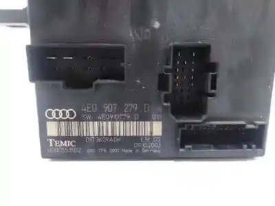 Second-hand car spare part electronic module for audi a8 (4e2) 4.0 v8 32v tdi biturbo cat (ase) oem iam references 4e0907279d  4e0910279d