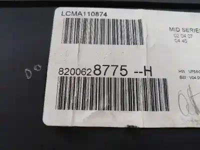 Peça sobressalente para automóvel em segunda mão quadrante por renault clio iii 2.0 16v referências oem iam 8200628775h  