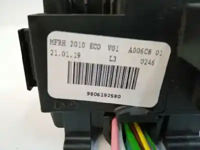 Second-hand car spare part fuse box unit for citroen jumpy fugón 2.0 blue-hdi fap oem iam references 9806192580  