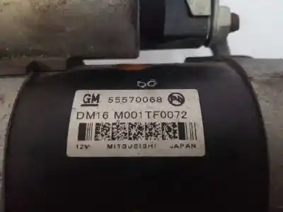 Second-hand car spare part starter motor for opel meriva b 1.6 cdti dpf oem iam references 55570068  m001tf0072