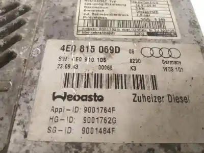 Peça sobressalente para automóvel em segunda mão motor de sofagem por audi a8 (4e2) 4.0 v8 32v tdi biturbo cat (ase) referências oem iam 4e0815069d  