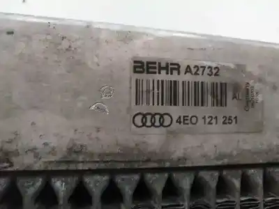 Автозапчастина б/у водяний радіатор для audi a8 (4e2) 4.0 v8 32v tdi biturbo cat (ase) посилання на oem iam 4eo121251  a2732