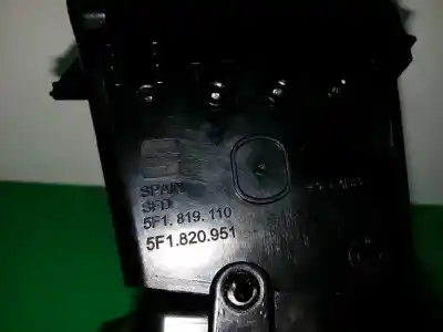 Автозапчасти б/у аэрационная решетка за seat leon (5f1) 1.4 16v tsi act ссылки oem iam 5f1819110  