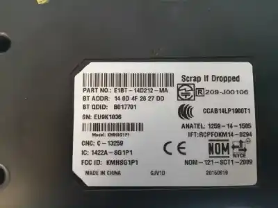 Peça sobressalente para automóvel em segunda mão módulo eletrônico por ford focus lim. (cb8) 1.6 16v ti-vct cat referências oem iam e1bt14d212ma  