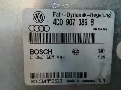 Автозапчасти б/у блок управления абс за audi a8 (d2) 2.5 tdi ссылки oem iam 4d0907389b  0265109444
