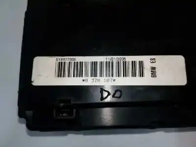 Second-hand car spare part fuse box unit for bmw x5 (e53) 3.0d oem iam references 8378107  518877006