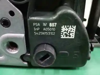 Pezzo di ricambio per auto di seconda mano serratura porta anteriore destra per citroen c-elysee (dd_) 1.6 bluehdi 100 riferimenti oem iam 767857  5425n1531i2