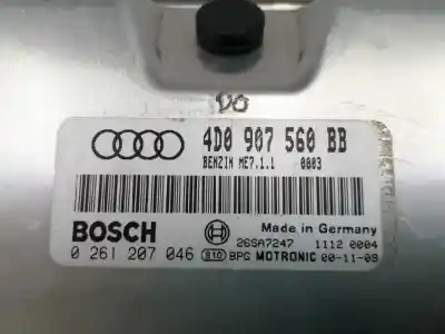 Second-hand car spare part ecu engine control for audi a8 (d2) 4.2 v8 40v oem iam references 4d0907560bb  0261207046