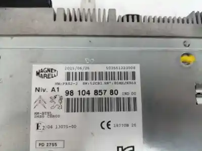 Автозапчастина б/у аудіо система / радіо cd для citroen c4 picasso ii 1.6 bluehdi 120 посилання на oem iam 9810485780  