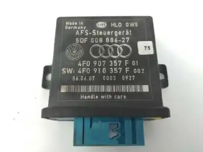 Pezzo di ricambio per auto di seconda mano centralina luce per audi a6 allroad quattro (4fh) 3.0 tdi riferimenti oem iam 4f0907357f