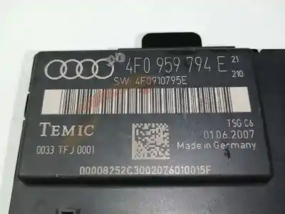 Автозапчасти б/у комфортный модуль за audi a6 allroad quattro (4fh) 3.0 tdi ссылки oem iam 4f0959794e  