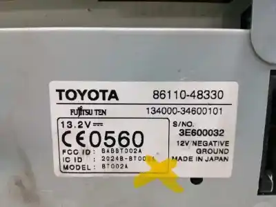 Second-hand car spare part gps navigation system for lexus rx 3.5 v6 cat oem iam references 8611048330  13400034600101