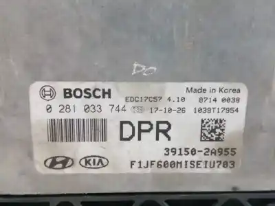 Second-hand car spare part ecu engine control for kia optima (jf) 1.7 crdi oem iam references 391502a955  0281033744