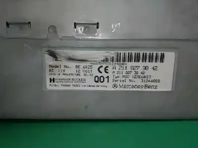 Second-hand car spare part gps navigation system for mercedes-benz clase e (w211) berlina e 220 cdi (211.006) oem iam references a2118273842  