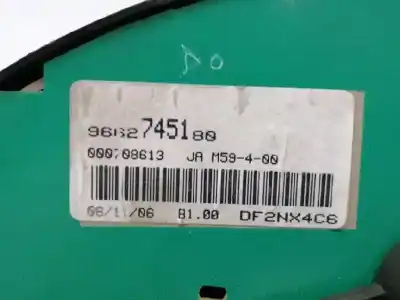 Peça sobressalente para automóvel em segunda mão quadrante por citroen berlingo 1.9 d multispace referências oem iam 9662745180  