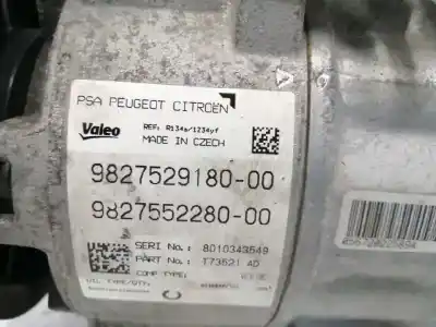 Second-hand car spare part air conditioning compressor for citroen c4 picasso 1.2 12v e-thp / puretech oem iam references 9827529180  9827552280