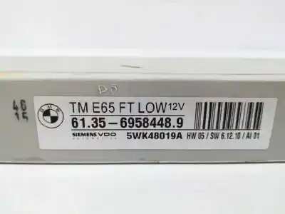 Second-hand car spare part electronic module for bmw serie 7 (e65/e66) 4.0 v8 cat oem iam references 61356958448  5wk48019a