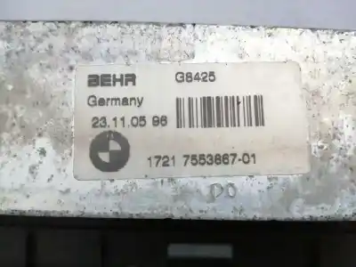 Автозапчастина б/у масляний радіатор для bmw serie 7 (e65/e66) 4.0 v8 cat посилання на oem iam 17217553667  