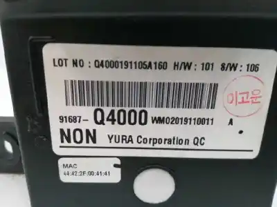 Second-hand car spare part electronic module for kia niro e-niro drive oem iam references 91687q4000  
