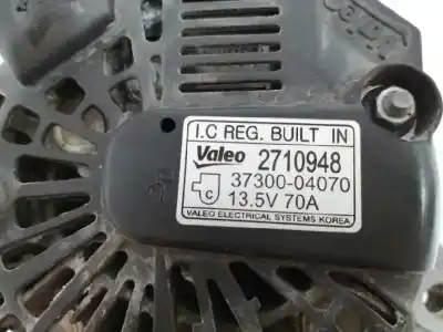 Second-hand car spare part alternator for kia picanto (ja) 1.0 cat oem iam references 3730004070 70a 2710948