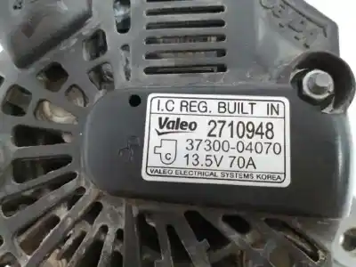 Автозапчастина б/у генератор для kia picanto iii (ja) 1.0 посилання на oem iam 3730004070 70a 2710948