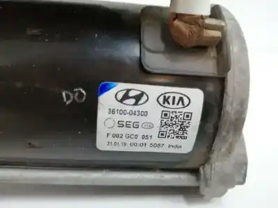 Second-hand car spare part starter motor for kia picanto iii (ja) 1.0 oem iam references 3610004300  f002gc0051