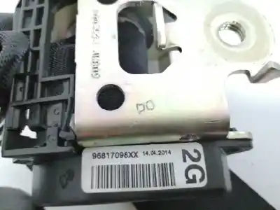 Автозапчастина б/у задній лівий ремін безпеки для citroen c3 picasso (sh_) 1.4 vti 95 посилання на oem iam 96817098xx  