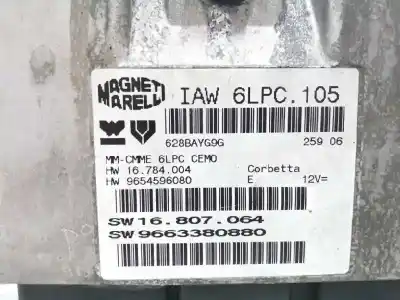 Автозапчастина б/у ебу контролер двигуна для peugeot 207/207+ (wa_, wc_) 1.4 16v посилання на oem iam 9663380880  