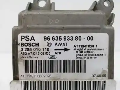 Автозапчасти б/у блок управления подушками безопасности за peugeot 207/207+ (wa_, wc_) 1.4 16v ссылки oem iam 9663593380  0285010110