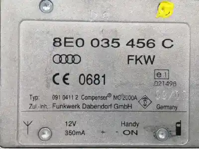Peça sobressalente para automóvel em segunda mão módulo eletrônico por audi a6 avant (4f5) 3.2 fsi referências oem iam 8e0035456c  