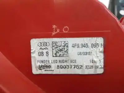 Second-hand car spare part right tailgate light for audi a6 avant (4f5) 3.2 fsi oem iam references 4f9945096h  89037752