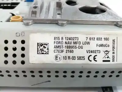 Second-hand car spare part gps navigation system for ford c-max trend oem iam references am5t18b955dg  