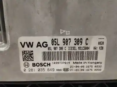 Second-hand car spare part ecu engine control for seat leon sportstourer (kl8) 2.0 tdi oem iam references 05l907309c  0281035649