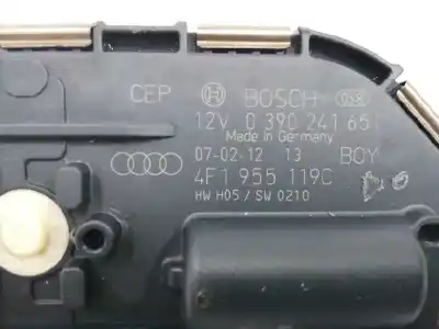 Peça sobressalente para automóvel em segunda mão motor do limpa para brisas por audi a6 avant (4f5) 3.2 fsi referências oem iam 4f1955119c  0390241651