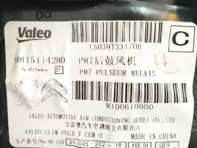 Автозапчасти б/у отопительный двигатель за peugeot rifter 1.5 bluehdi 130 ссылки oem iam 9815114280  