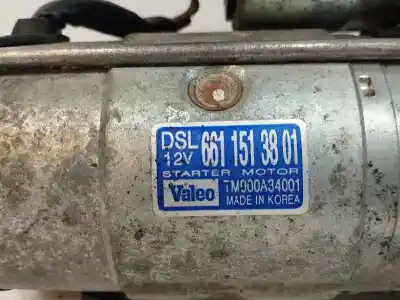 Pezzo di ricambio per auto di seconda mano motorino di avviamento per ssangyong actyon 2.0 td cat riferimenti oem iam 6611513801  tm000a34001