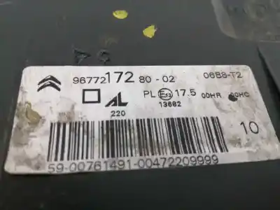 Автозапчасти б/у правая фара за citroen c4 picasso 1.2 12v e-thp / puretech ссылки oem iam 9677217280  