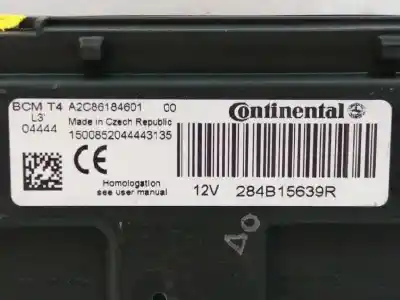 Peça sobressalente para automóvel em segunda mão módulo eletrônico por renault clio iv 1.5 dci diesel fap referências oem iam 284b15639r  a2c86184601
