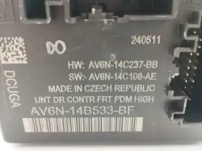 Second-hand car spare part electronic module for ford c-max trend oem iam references av6n14b533bf  