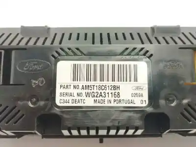 Peça sobressalente para automóvel em segunda mão comando de sofagem (chauffage / ar condicionado) por ford c-max trend referências oem iam am5t18c612bh  