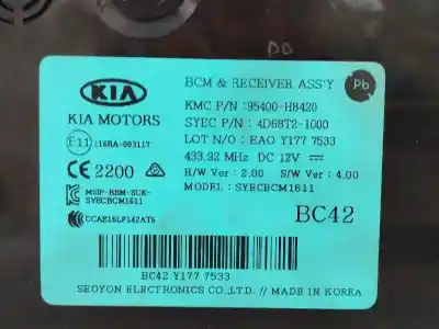 Second-hand car spare part electronic module for ford c-max trend oem iam references 95400h8420  