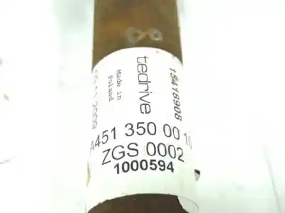 Second-hand car spare part front left transmission for smart coupe 1.0 cat oem iam references a4513500010  