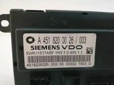 Second-hand car spare part electronic module for smart coupe 1.0 cat oem iam references a4518200026  5wk11517abf