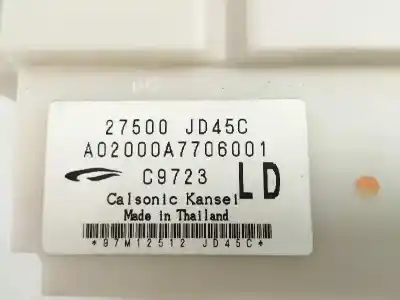 Автозапчасти б/у климат-контроль за nissan qashqai / qashqai +2 i (j10, nj10, jj10e) 1.5 dci ссылки oem iam 27500jd45c  