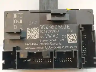 Second-hand car spare part electronic module for seat leon sc (5f5) 2.0 16v tsi oem iam references 5q0959593e  