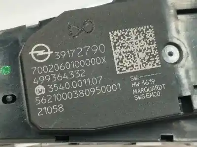 Second-hand car spare part steering wheel switch for opel mokka 1.2 (76) oem iam references 39172790  