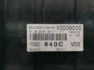 Peça sobressalente para automóvel em segunda mão quadrante por seat leon (1p1) 1.9 tdi referências oem iam 1p0920840c a2c53029654 110080281019