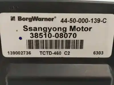 Piesă de schimb auto la mâna a doua modul electrotic pentru ssangyong rexton 2.7 turbodiesel cat referințe oem iam 3851008070  