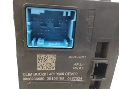 Second-hand car spare part electronic module for opel mokka 1.2 (76) oem iam references 9836236080  